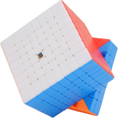 Magische Kubus 8x8 - Puzzel Kubus - Hersentraining - Stickerloos Ontwerp - 70 mm - Levendige Kleuren