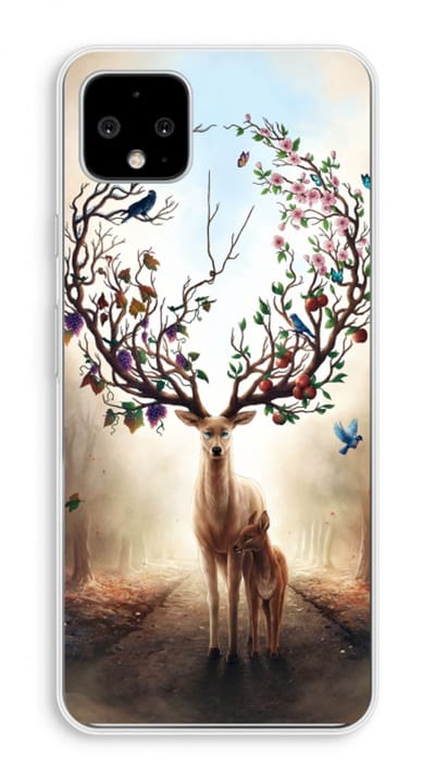 Case Company® - Hoesje geschikt voor Google Pixel 4 XL hoesje - Seasons Change - Soft Cover Telefoonhoesje - Bescherming aan alle Kanten en Schermrand