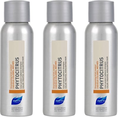 Phyto Paris Phytocitrus Color protect radiance shampoo Color-Treated, Highlighted Hair 50ml x 3