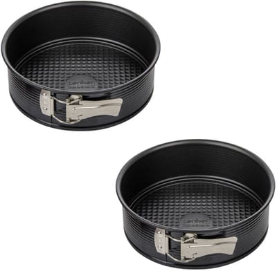 Set van 2 springvormen met scharnier 20 cm Zenker Black Metallic