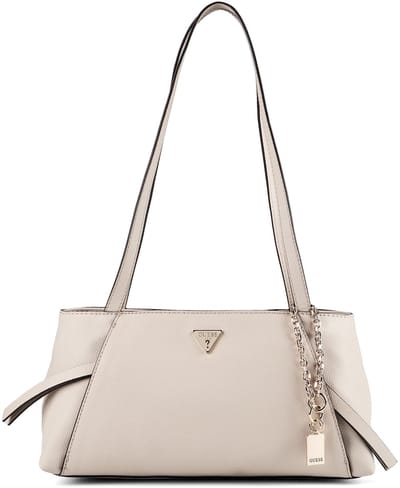 Guess Devon Medium Schoudertas Dames - Imitatieleer - Taupe