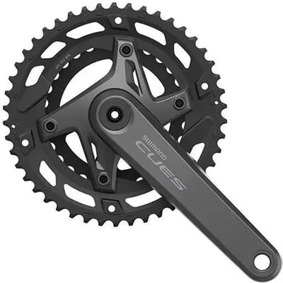 Shimano Cues U6000-2 Crankstel Zilver 170 mm / 46/30t