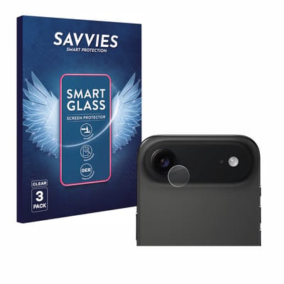 3 Stuks Savvies Screenprotector - geschikt voor Apple iPhone Air (ALLEEN Camera Lens) - beschermfolie glas transparant