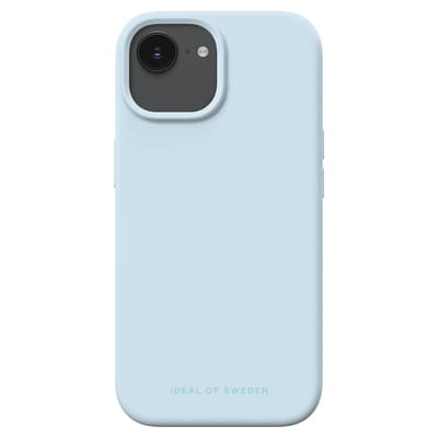 iDeal of Sweden Silicone Case geschikt voor Apple iPhone 17e / 16e / 15 / 14 / 13 - Light Blue
