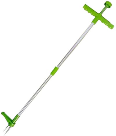 Wieder - Drieklauwenontwerp - Efficiënt wieden - Klauwen en pedaal van verdikt gehard roestvrij staal - Tuingereedschap - 100 cm lang