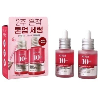 Anua Niacinamide 10 TXA 4 Donkere Vlekken Corrigerend Serum Verhelderend & Hyperpigmentatie Verzorging 30ml x 2