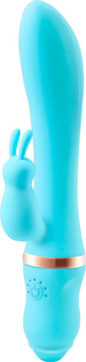Cupitoys® Tarzan vibrator met rabbit - 22,5cm - Blauw - 7 standen - Vibrators voor vrouwen en mannen - Sex toys voor vrouwen en mannen