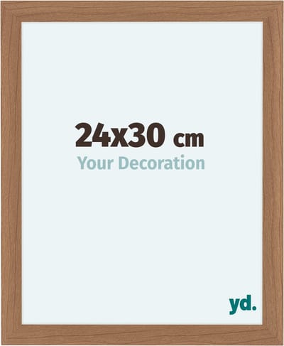 Your Decoration - Fotolijst 24x30 cm - MDF - Notenhout Licht - Como