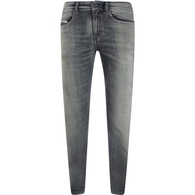 Diesel 1979 Slanke Grijze Denim Broek