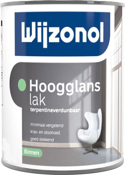 Wijzonol Hoogglanslak Terpentine 0,5 liter - Kleur