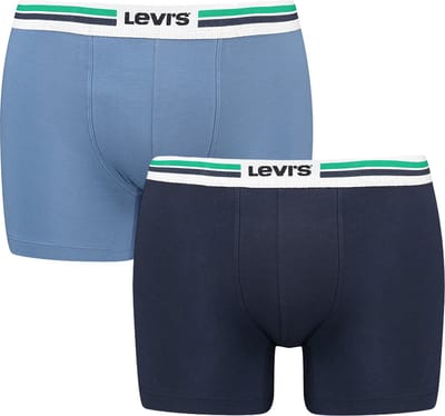 Levi's - Placed Sportswear Logo Boxer 2-pack - 701222843 - 002 Blue