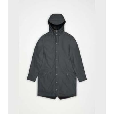 Windjack Rains Long Jacket W3 Dark Grey