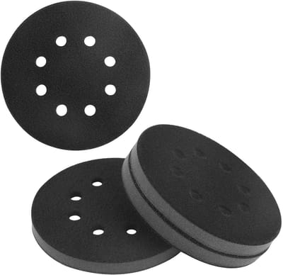 Dailygoods- Schuurpad Set - 4 Stuks - Eccentrisch Schuurpad - Zacht Schuim - 12,5 x 1 x 1,2 cm - Voor Orbital Schuurmachine - Schuurblokken
