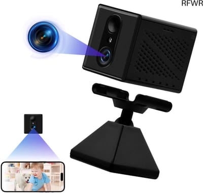 RFWR® Mini Draadloze Verborgen Camera met 1080P HD, Bewegingsdetectie en Nachtzicht