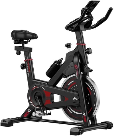 Mosh Stories Indoor Hometrainer - Met Weerstand - Hometrainer Fitness - Hometrainer Fiets - Hometrainer Lage Instap - LCD-Monitor