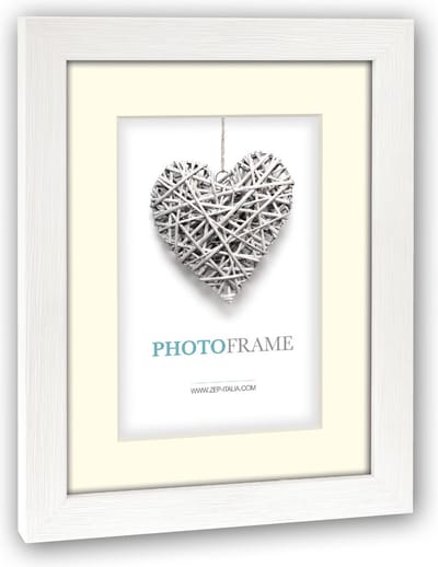 ZEP - Houten fotolijst taupe met passe-partout Regent 2 formaat 20x30 / 30x40 cm - V32342