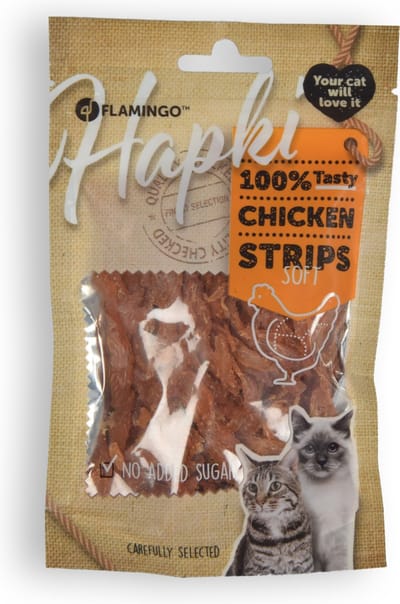 Smakelijke Kip Traktatie voor Katten - Hoogwaardige Kattensnacks - Geschikt voor Volwassen Katten en Kittens - Voedzaam en Suikervrij - 85g Zakje