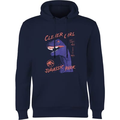 Jurassic Park Life Finds A Way Raptor Hoodie - Blauw - S