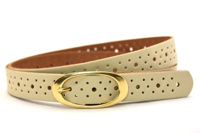 Take-it geperforeerde riem beige