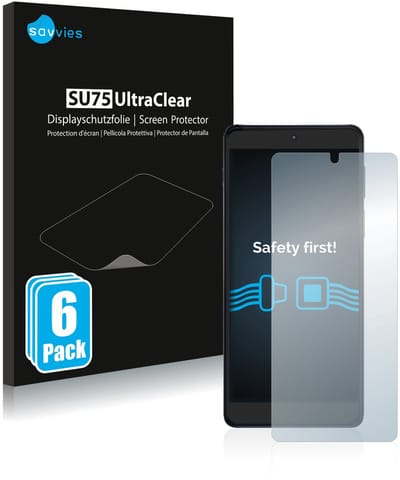 Savvies - Screenprotector voor Motorola Edge 20 Pro - Folie Beschermfolie transparant 6 Stuks