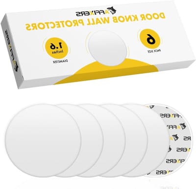 Wandbeschermers Deur - Deurstoppers Muur - Muren Beschermen - Schokabsorberend Siliconen - 41 mm - Wit