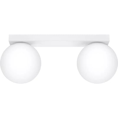 Sollux Lighting Plafondlamp Yoli - G9 - wit - staal/glas - 14.5x34.5x12cm