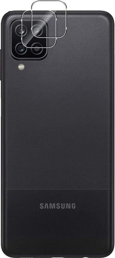 Camera Protector voor Samsung Galaxy A12 - 2 stuks van glas Transparante glazen