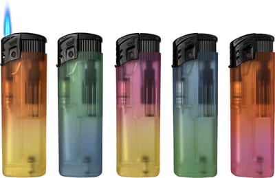 Turbo aanstekers 50 STUKS - JetFLame Lighters - TOM® - Navulbaar