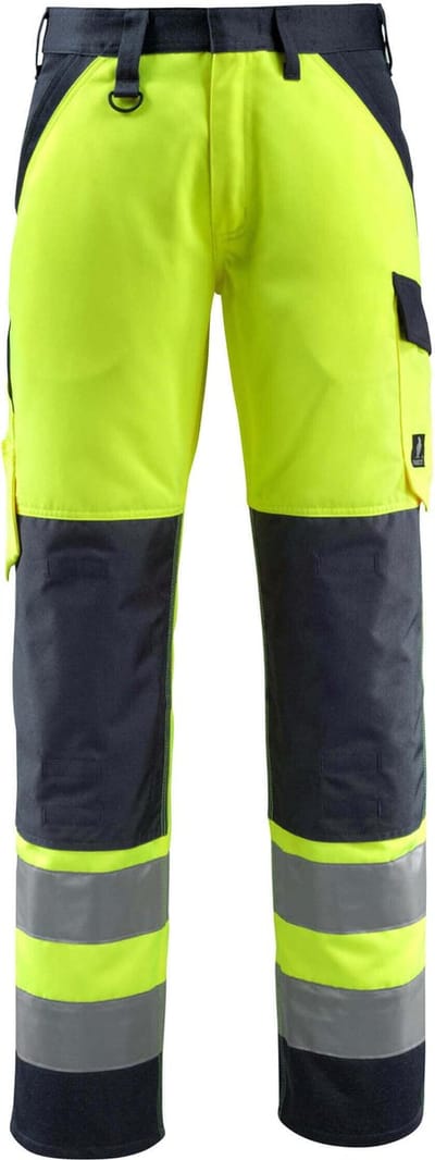 Mascot Safe Light Broek met kniezakken 15979-948 - hi-vis geel/donkermarine - C48 - 82
