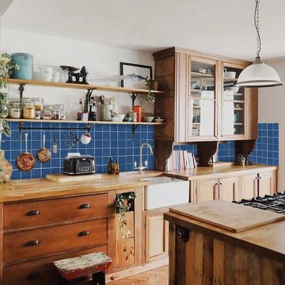 Dailygoods- Tegelstickers 25 Stuks - Waterdicht - Mosaïek Effect - Zelfklevend - Voor Keuken/Badkamer - 15 x 15 cm - Muursticker