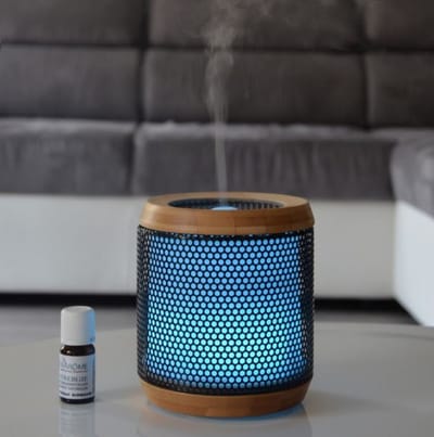 Aroma diffuser Ultrasone Elipsia 14 cm hoog - INCLUSIEF GEUROLIËN - luchtverspreider - luchtvernevelaar - luchtverstuiver - luchtverfrisser - aroma - geschenk - cadeau - gift - nieuwjaar - kerst - verjaardag