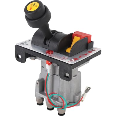 Kiepwagen Proportionele Regelventielen met PTO-schakelaar 6 Gaten 4 Werkposities Vertraag Kiepschakelaar voor Hydraulisch black
