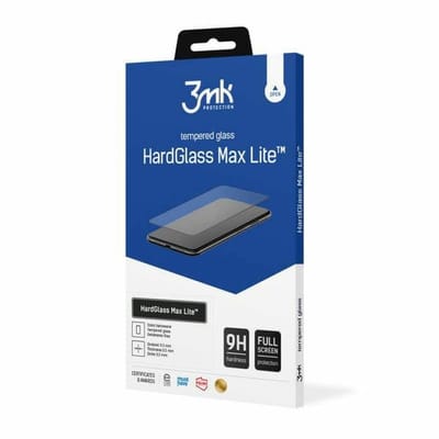 3MK HardGlass Max Lite - Gehard Glas - Motorola Moto G14 - Zwarte Rand - Schermbescherming