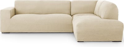 Belmarti Milos bankhoes chaise longue rechts 250-270 cm - ivoor