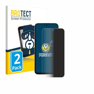 BROTECT - privacy screenprotector voor Oppo A6t - Folie Beschermfolie Blauwlichtfilter 2 Stuks