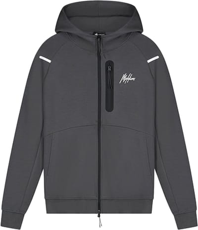 Malelions Sport Counter Zip Hoodie Antra msa30026021-41007