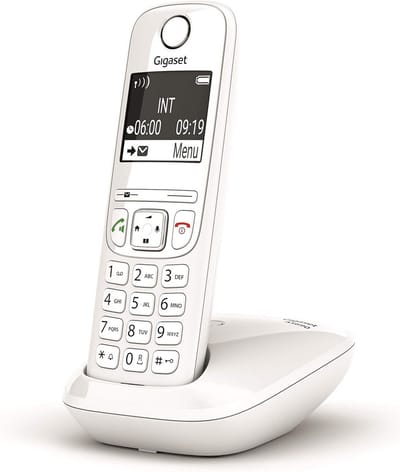 Draadloze Telefoon - Huistelefoon - Thuisbellen - Lange gesprekstijd - 100 nummers - Wit