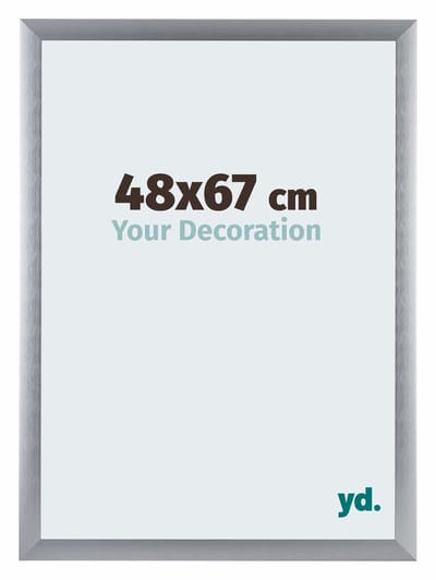 Your Decoration - Fotolijst 48x67 cm - Aluminium - Zilver Geborsteld - Tucson