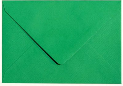 100 C6 Enveloppen - Kerstgroen - 162x114mm - 110 grams - 16,2x11,4cm - Gegomde puntklepsluitingg