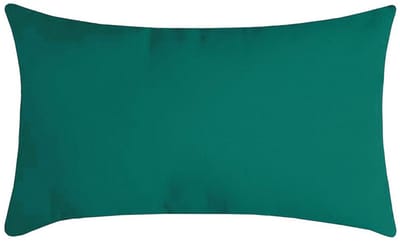Stof Textile sierkussen Nelson - emerald groen - 30 x 50 cm - bank kussens - zitkussens - binnen/buiten - polyester