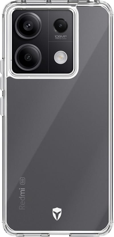 Force Case, Hoesje geschikt voor Redmi Note 13 5G - FEEL Versterkt Tryax System, Transparant
