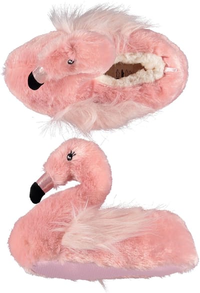 Apollo pantoffels zwaan - roze- dames - sloffen - anti-slip - Dierenpantoffels/dierensloffen 39-40