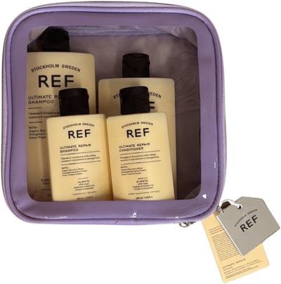REF Stockholm - Giftset Summer 2026 Ultimate Repair - Travelbag - Vakantiepakket - Shampoo + Conditioner