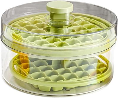 VHV - Diepvriesvorm - siliconen katvorm - met deksel, morsvrij vullen, stapelbaar - voor meal prep, soep, saus en vriezer