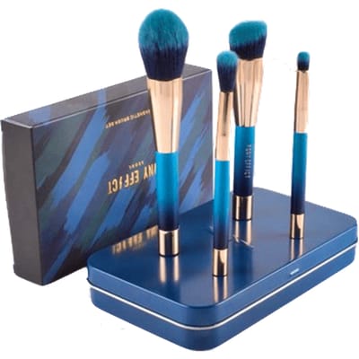 Basics Magnetic Makeup Brushes Pony Effect Blue 4 st