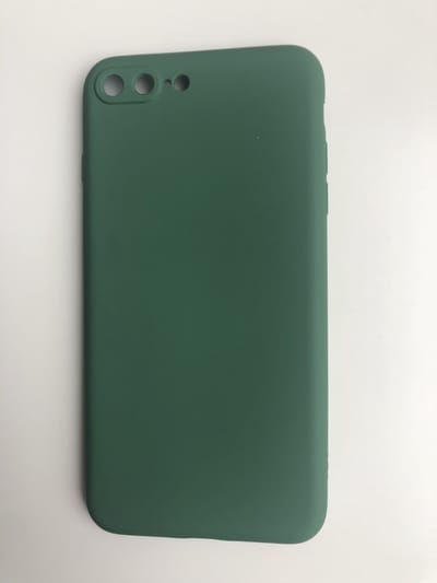 Siliconen back cover - Geschikt voor iPhone 7 Plus / 8 Plus - TPU hoesje Groen