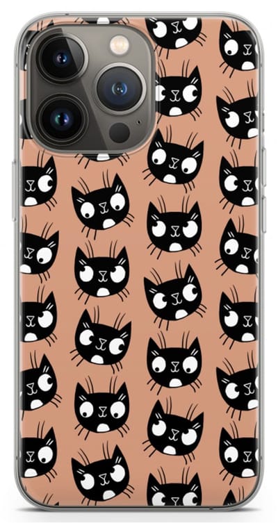 Case Company® - Hoesje geschikt voor iPhone 13 Pro hoesje - Kat - Soft Cover Telefoonhoesje - Bescherming aan alle Kanten en Schermrand