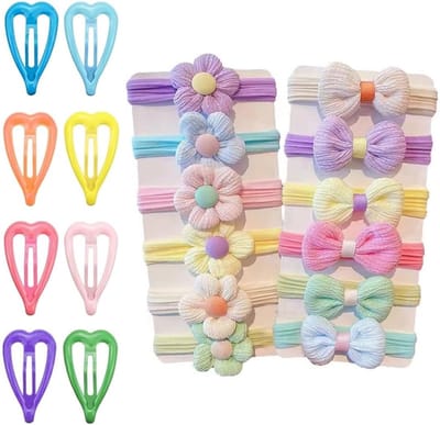 20 Stuks Haarstrikken voor Peuters en Meisjes - Kleurige Haaraccessoires voor Elke Gelegenheid