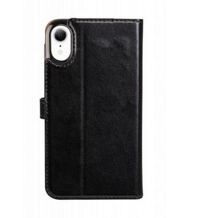 Bigben Connected, Hoesje geschikt voor iPhone XR - Folio Wallet met Magnetische Lipsluiting, Zwart