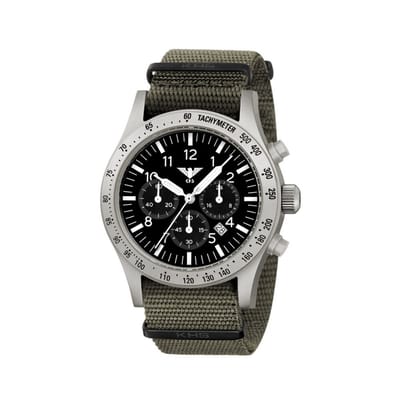 KHS - KHS.PLASSC.NSGO - Polshorloge - Heren - Solar - PLATOON Steel Solar Chronograph